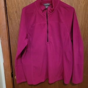 eddie bauer half zip fleece